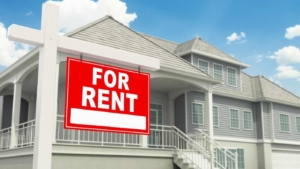 for rent home sign